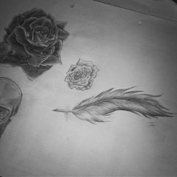 blackandwhite tattoo drawing pencilart love