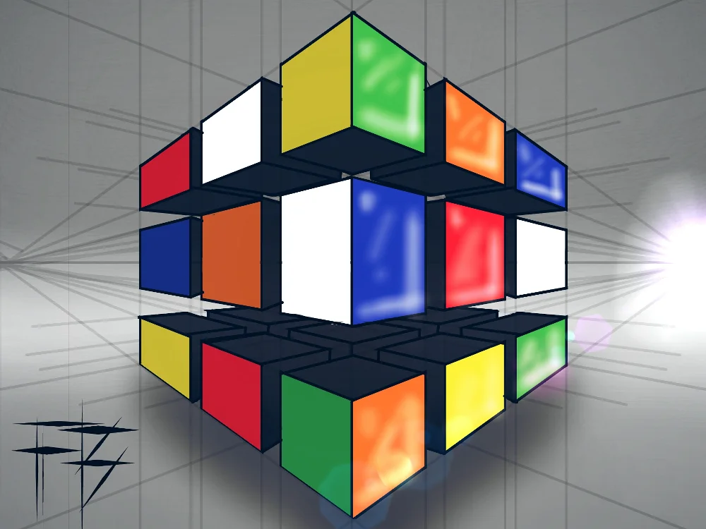 Rubik's cube. 6th place.